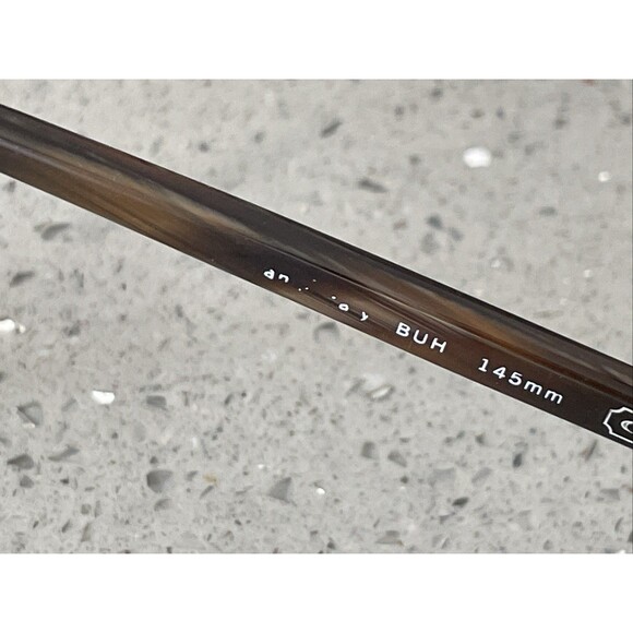 Coach Eyeglasses Frames ONLY 2001 020 Italy 50-19-145 BUH brown full rim - Picture 9 of 14